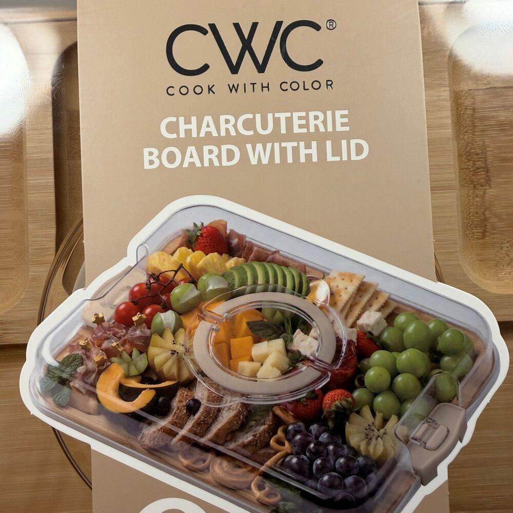 CWC rectangle charcuterie with lid, NIB - Picture 2 of 4
